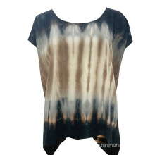 Spring Summer 2021 Fashion Cool And Soft Handfeel Ladies Tie Dye Casual T-Shirt